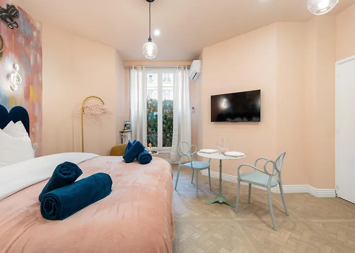 Cocon Stylé Centre Et à Pied Clim Wifi Appartamento Nizza