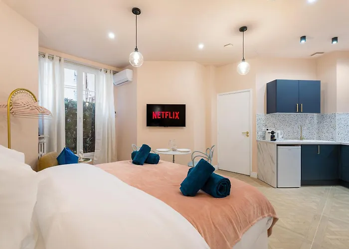 Cocon Style Centre Et A Pied Clim Wifi * ニース